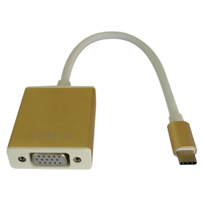 USB 3,1 type C Male-VGA Женский адаптер usb type-C передача на VGA кабель HD 1080 P для VGA кабель Lumia 950XL