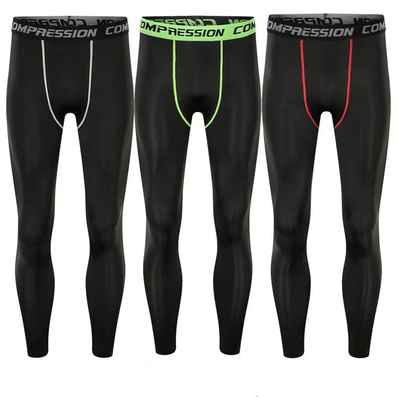 

Tights Men's Stretch Bottom Breathable Fitness Pants Training Compression Quick-drying Trousers