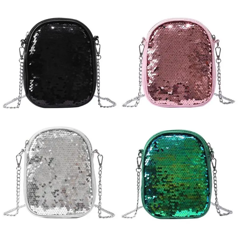 

BlingBling Sequins Mini PU Party Shoulder Bags Women Glitter Messenger Bags Chain Shoulder Crossbody Bag Designer bolso sac main