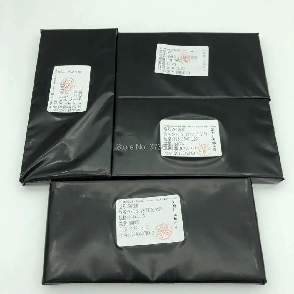 125um kawin kn 6.2 ل samsung S8 زائد الهجين OCA فيلم LCD شاشة الزجاج OHF UF OCA فيلم الترقق ل الهاتف المحمول إصلاح