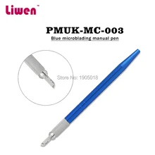 DHL,, 50 шт./партия, Перманентный макияж, татуировка для губ, ручка с подарком, 10 шт. одноразовые стерильные иглы для микроблейдинга, салон красоты