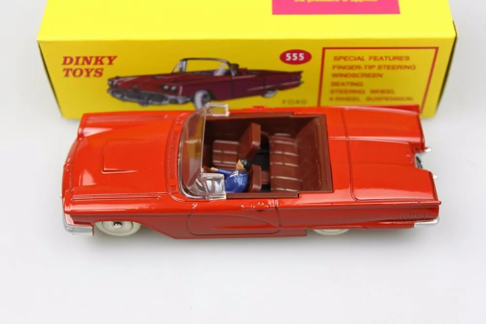 В las 1:43 Dinky Toys 555 Ford Thunder bird Red Boutique сплав автомобильные игрушки для детей детская