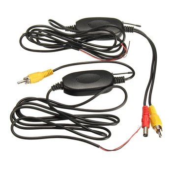 

Car Accessories 2.4G Wireless Color Video Transmitter & Receiver 1.5M for Car Rear Backup Front View Camera Vehicle Monitors