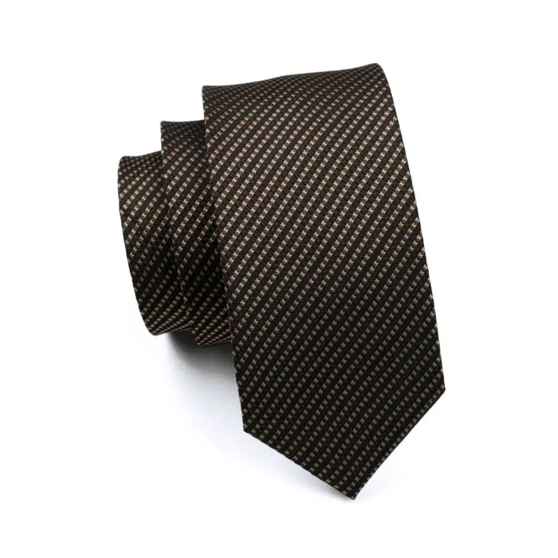LS-663 популярный мужской галстук Шелковый Полосатый Классический жаккардовый тканевый галстук+ Hanky+ набор запонок для мужчин официальная Свадебная деловая вечеринка