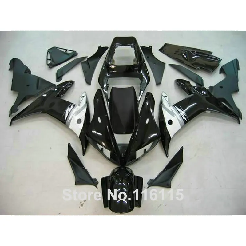 MOTOMARTS Полный литья под давлением Новый ABS Обтекатели набор для YAMAHA YZF R1 2002 2003 белый