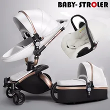 AULON Oyun Long baby stroller two way high profile shock absorber baby car can sit