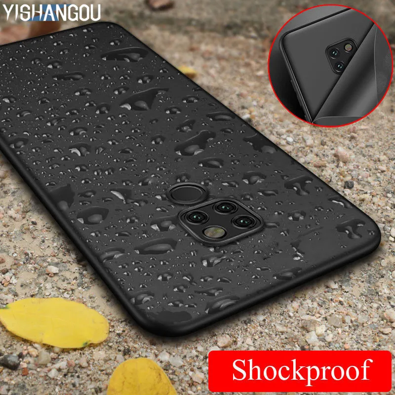 

YISHANGOU Ultra Slim Matte Silicon Soft Phone Case For Huawei P30 P20 Pro Mate 20 10 Lite NOVA 4 3 3i Honor 10 8X P Smart Plus