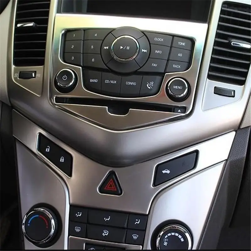 

Chromium Automovil Control System Interior Fashion Mouldings Trim Accessory Protecter 09 10 11 12 13 14 15 FOR Chevrolet Cruze