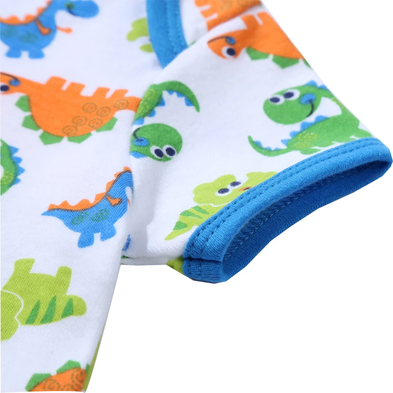 Newborn 5pcslot Baby Boy Bodysuits Cartoon Baby Body Boy Short Sleeve Infantil Baby Menino Girl Bodysuit Baby Summer Clothes (5)