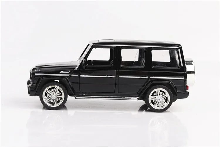 1/24 Mercedes G65 AMG игрушечные машинки модель автомобиля со звуком& светильник Коллекция игрушечных автомобилей, Детские кубики, игрушки для мальчиков для детей