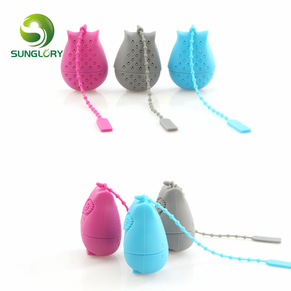 

Cute Silicone Cat Tea Infuser Tea Filter Diffuser Reusable Tea Strainer Spice Loose Tea Leaf Herbal Tool Teapot Teabags Orange