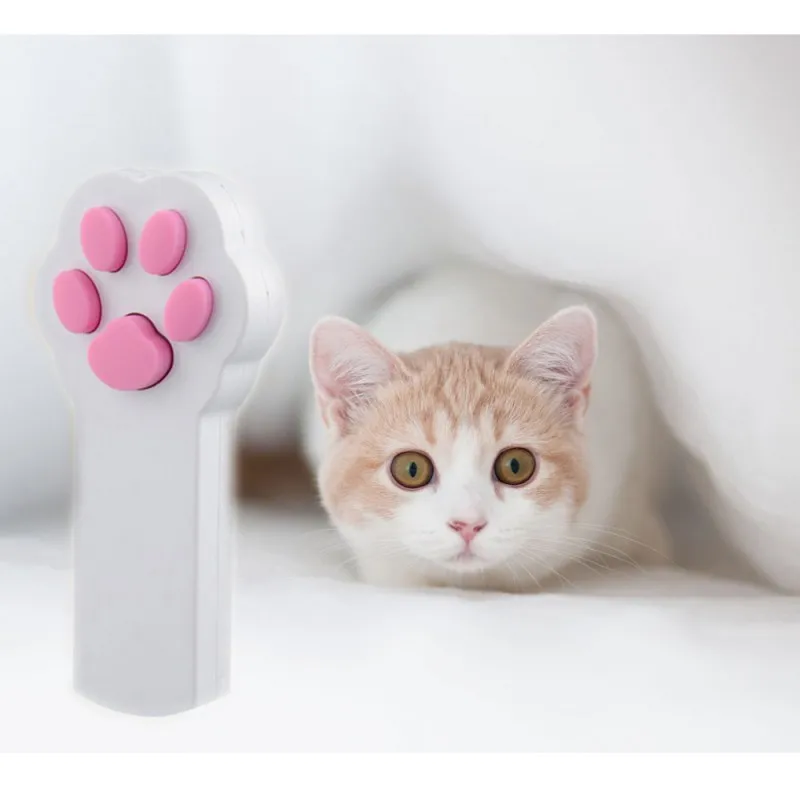 Pet Cat Dog Интерактивная Автоматическая красная лазерная указка упражнения забавные игрушки