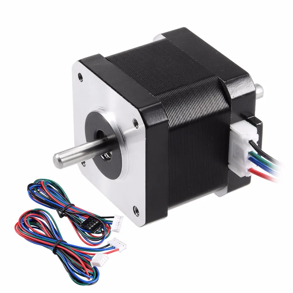 

Stepper Motor 42 Bipolar 22mm/22mm 0.56NM 1.5A 2.5V 4 Lead Cable for 3D Printer CNC Router Laser Lathe Machine Stage Light