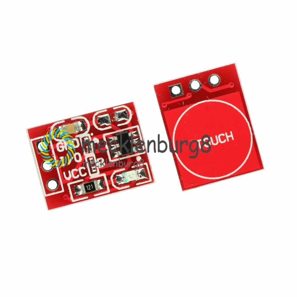 5Pcs TTP223 Touch Key Switch Module For Arduino Touching Button Self-Locking/No-Locking Capacitive Switches | Электроника