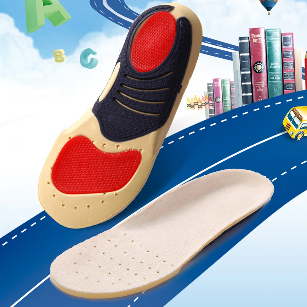 Demine Orthopedic Insoles Children Flat Foot Arch Support Orthotic Pads