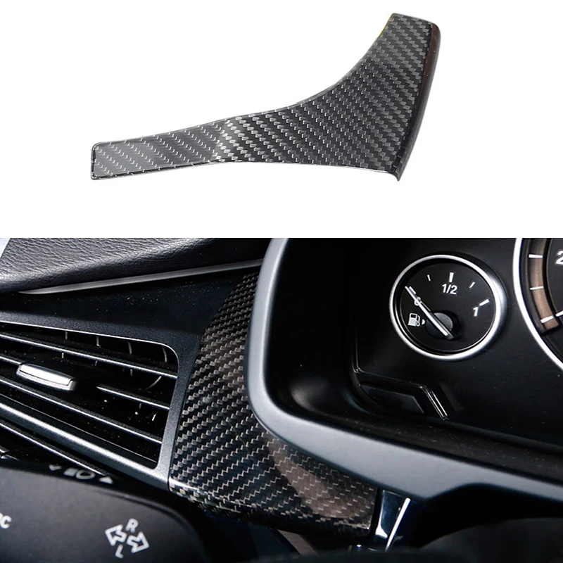 100% натуральное углеродное волокно левая Крышка вентиляционного отверстия