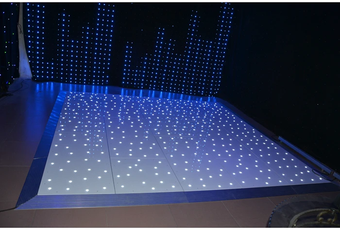 12ft* 10ft Led Star танцпол с 4 Вт Рабочая мощность AC90-240V танцпол со светодиодной подсветкой для свадьбы и вечерние свет