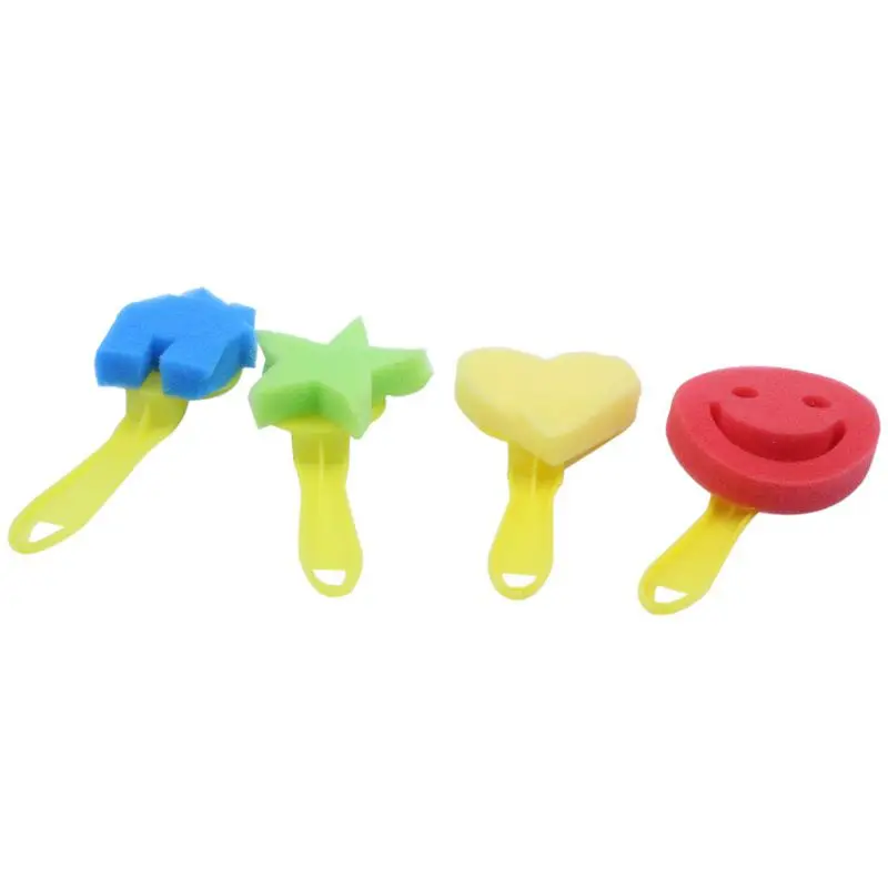

Kids Art & Craft 47 Pieces Sponge Painting Brushes Kids Painting Kits