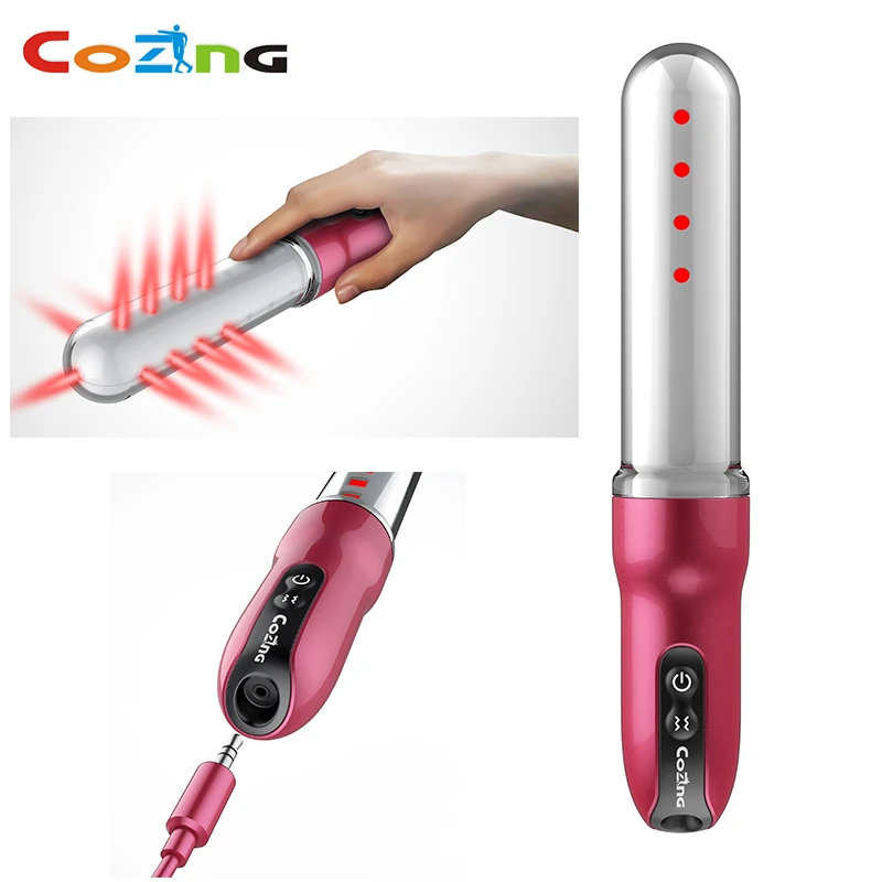 

COZING Vibration Function Sterilization.Gynecological soft Laser Therapy Wand For Vagnitis Treatment physiotherapy