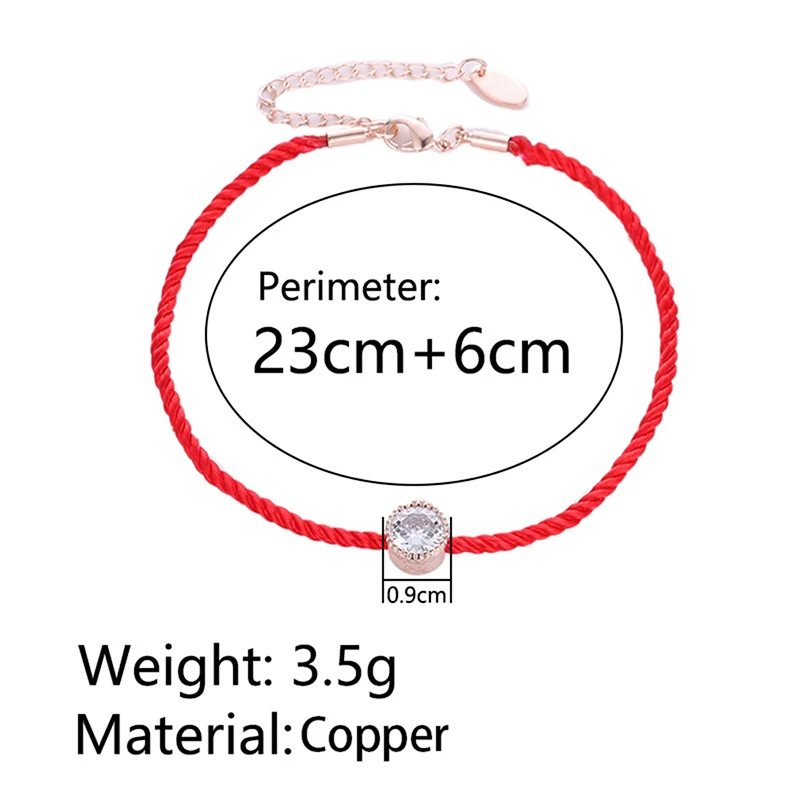Модные Очаровательные Кристаллы браслеты Тонкая красная веревочная нить браслеты для женщин ювелирные изделия подарок Горячая Распродажа