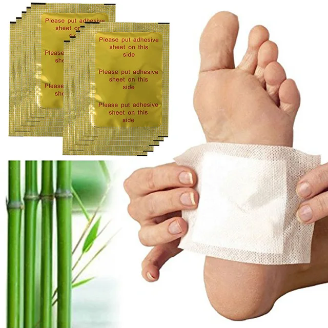 

10PCS / 5 package Detox Foot Pads Patch Detoxify Toxins with Adhesive Keeping Fit Health Care Foot Care Tool