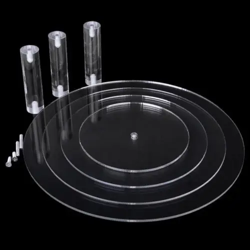 

Event party supplies Details about 6 Tier Clear Acrylic Round Square CupCake Stand Tower Display Party wedding decoration