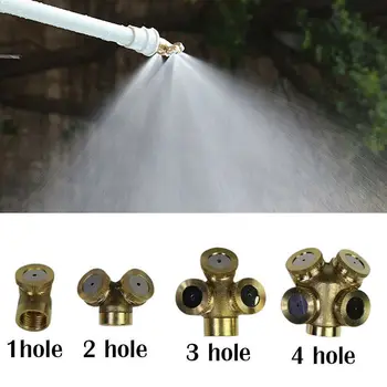 

20PCS X 1-4 Head Brass Spray Misting Nozzle Sprinkler Holes Garden Farm Irrigation System Agriculture Tools Stainless Steel