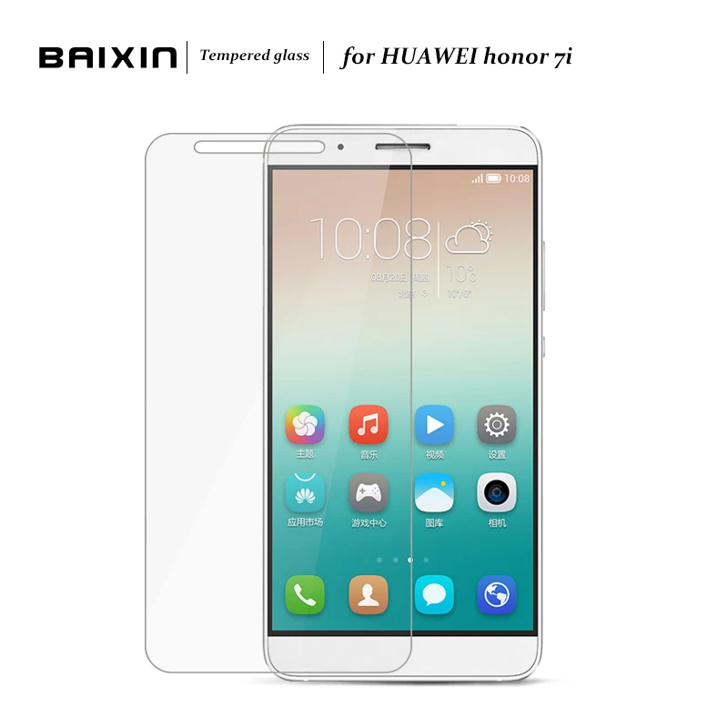 

Baixin Premium 2.5D 9H Tempered Glass For Huawei Honor 7i Shot X Screen Protector For Honor7i Shot X Protective Film Glass Cover