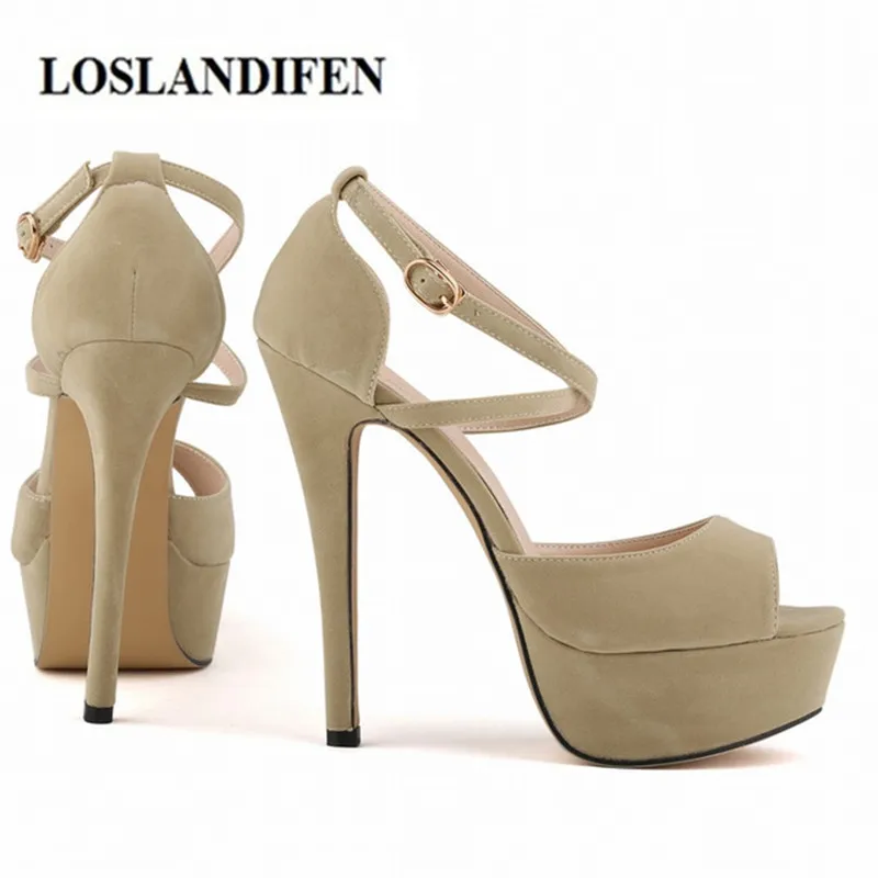 high ankle strap shoes