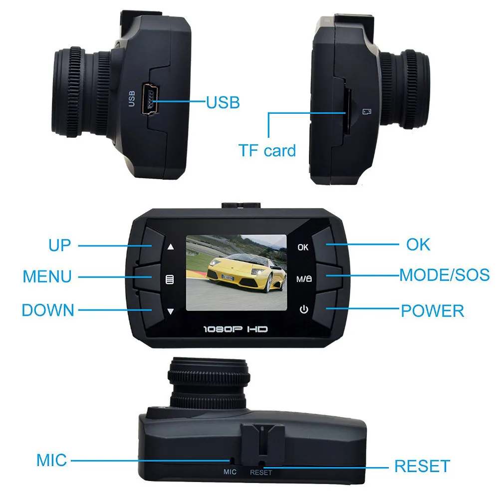 Dash Cam1.5 ''FHD 1080P скрытый цифровой видеорегистратор для автомобиля Dash Cam Автомобильный видеорегистратор Камера g-сенсор для mazda gj CX-5 Автомобильный видеорегистратор
