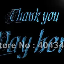 LK696-платить здесь спасибо дисплей светодиодный неоновый свет знак