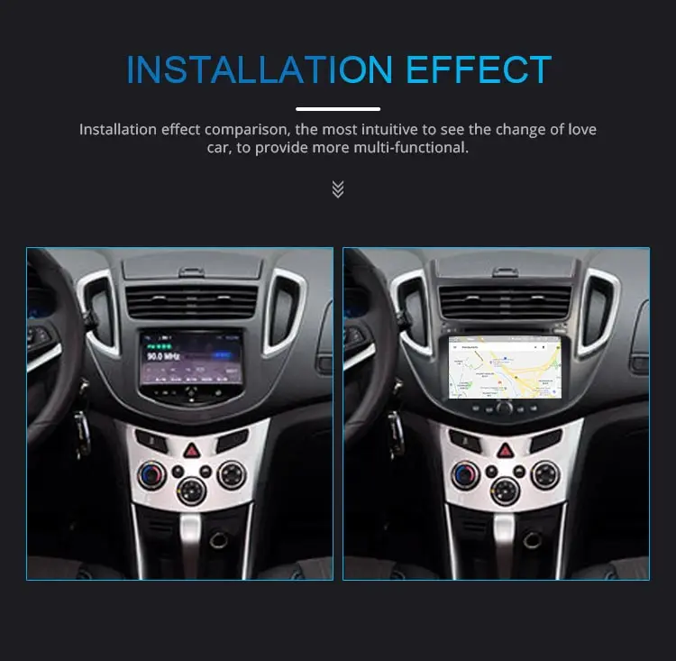 Top DASTON Android 9.0 Car Multimedia Player For Chevrolet Trax Tracker Holden 2013-2017 2Din Car Radio GPS Stereo DVD 4G+32G 8 Core 10