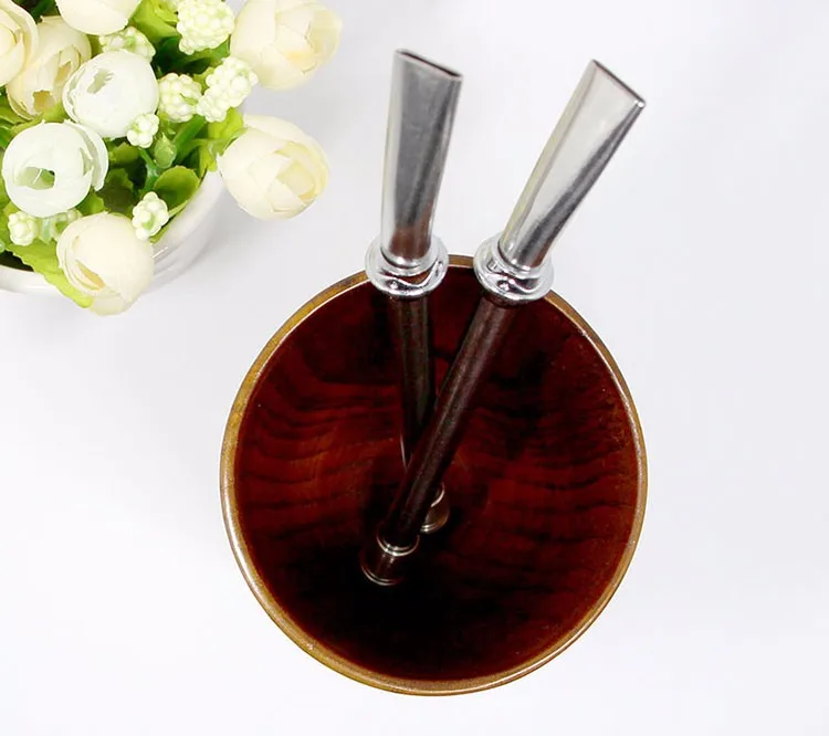 2pcs/lot New Arrival Argentina Yerba Mate Straw Special Pure Stainless Steel Straw Tea Strainer