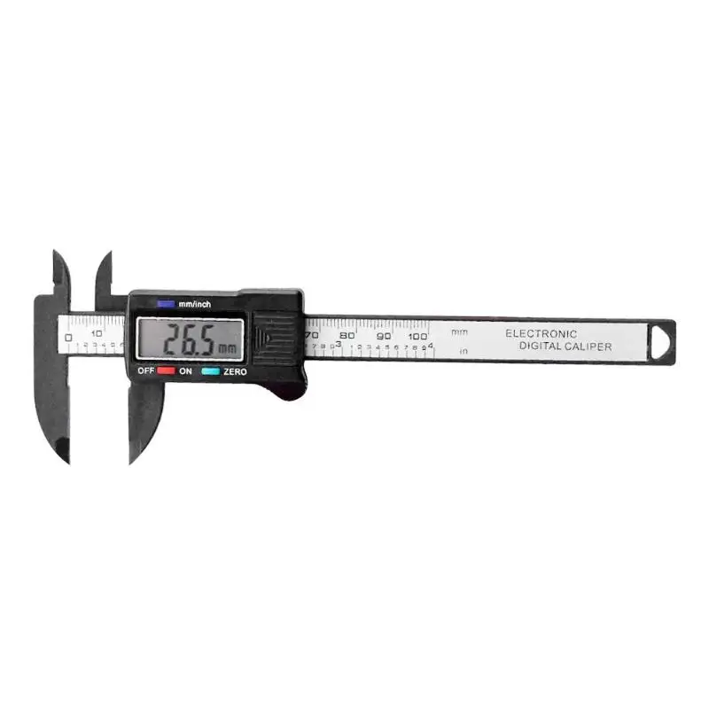 

0-100mm Precise Digital Caliper Trammel 0.1mm Measure Drill Bit Measurement Industrial LCD Display Ruler