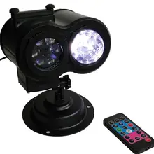 Двойной барабан светодиодный светильник для сцены Gypsophila красный синий лазерный узор проекционная лампа