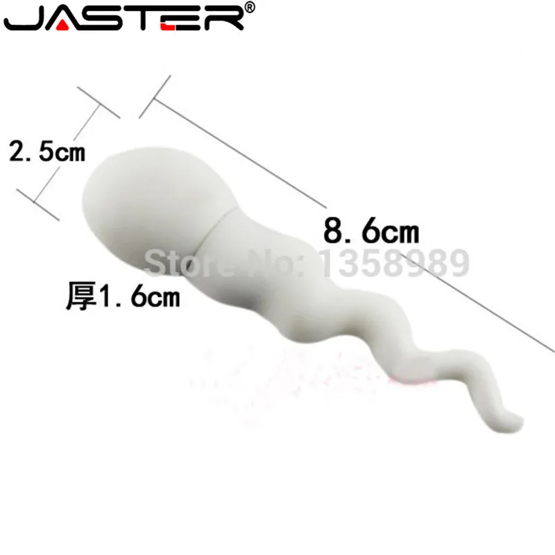 JASTER usb 2 0 флэш накопитель для спермы белый маленький диск памяти милый