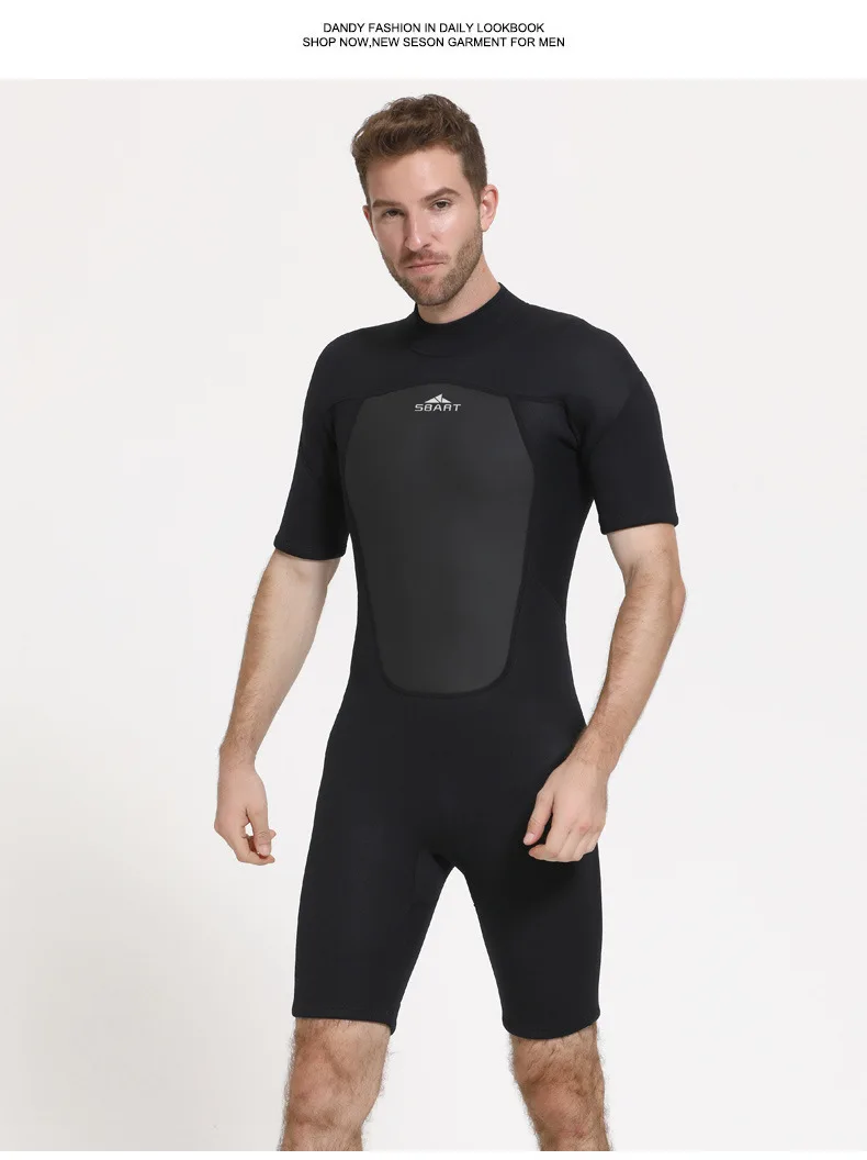 Sbart 2mm neoprene surf wetsuit homem para