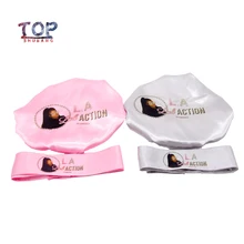 Подгонянный логос bonnets 2 слоя полиэстер атласный Женский капот/головная повязка заботливое Расширение парик волосы шапки для сна Подгонянный логос bonnets 2 слоя полиэстер атласный Женский капот/головная повязка заботливое Расширение парик волосы шапки для сна