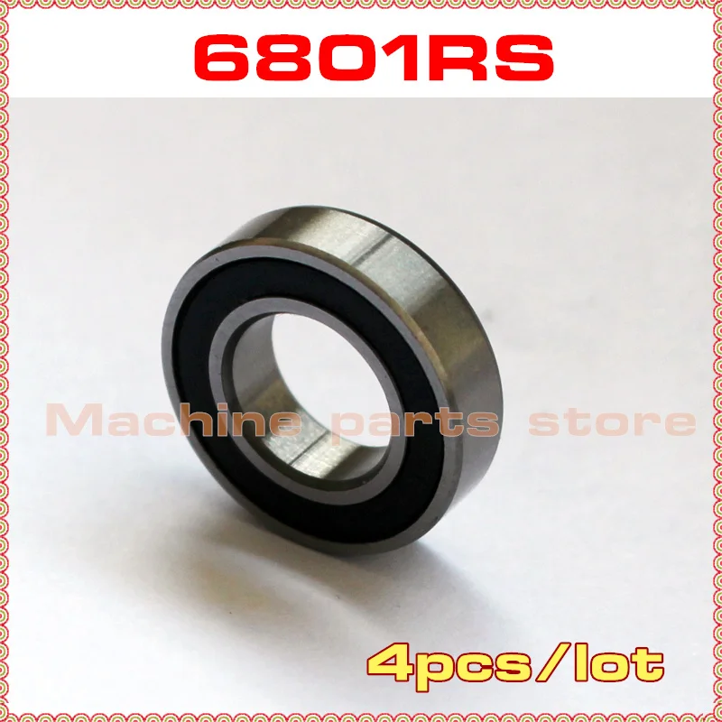 4 шт. F6801 12x21x5 Фланцевый 12*21*5 мм F6801Z миниатюрные подшипники подшипник F6801ZZ 6801RS 61801RS