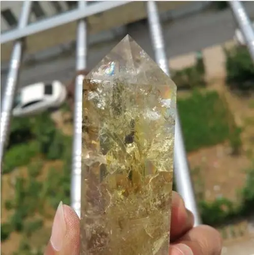 

80-100g Rare NATURAL CITRINE QUARTZ CRYSTAL POINT HEALING