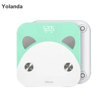 Оригинальные Yolanda, умные весы для ванной, цифровые весы для тела и жира mi, бытовые светодиодные электронные напольные весы, 12 индекс