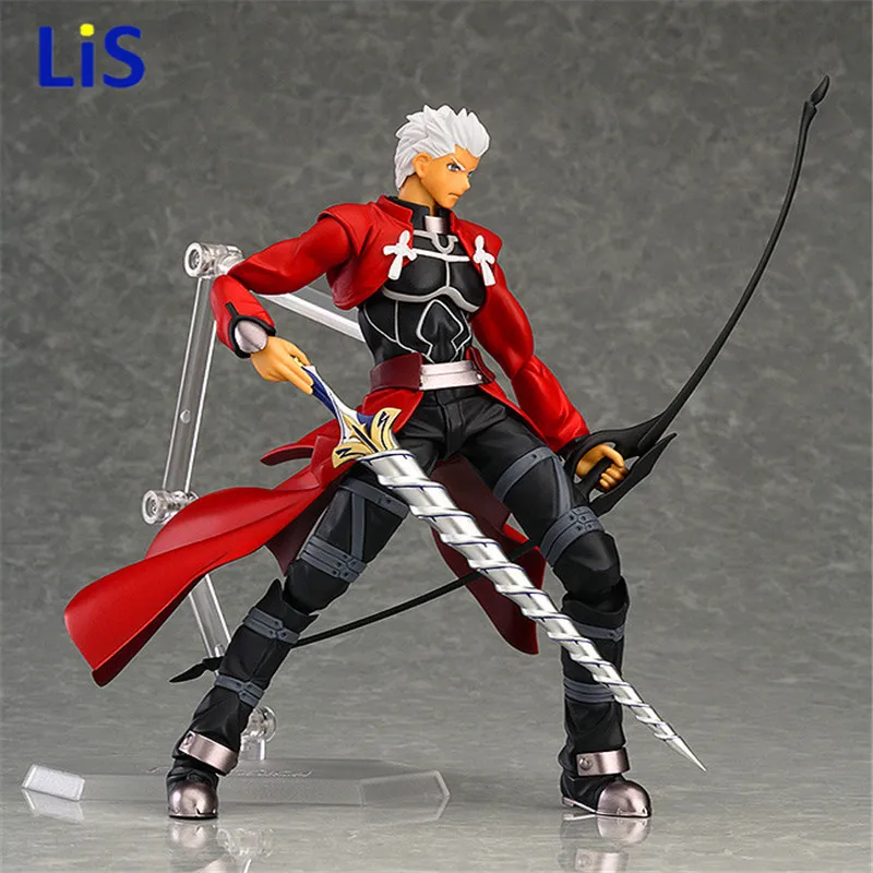 Anime figma 223 Fate/stay night Archer PVC Action Figure Collectible Model Toy 17cm Q042 anime cartoon detective conan figfix sp 001 figma sp 058 pvc action figure collectible model toy 14cm