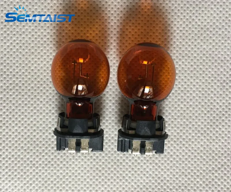 Semtaist 2 x подлинный OEM рН бренд 12V mwy24w поворотные галогенные лампы Желтый Янтарный(б/у