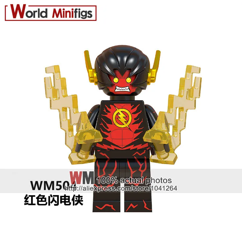 

Single Sale DC Super Heroes WM504 Reverse Flash Daniel West New 52 Flash First Generation Building Blocks Bricks Kids Gifts Toys