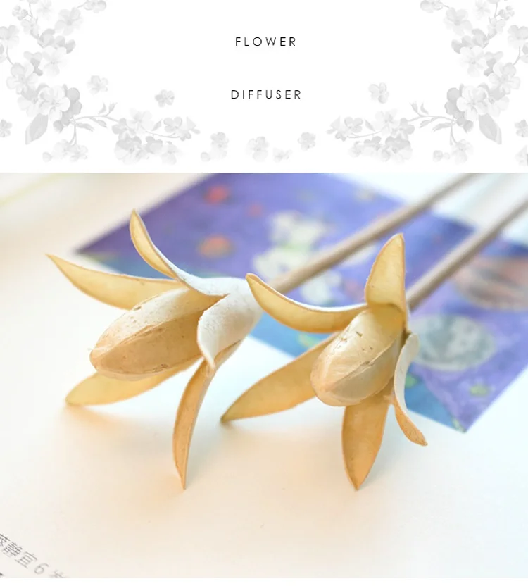 Lychee Life 5 шт. открытый маленький искусственный цветок тростниковый диффузор