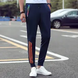 2019 сезон весна лето Модные мужские повседневные штаны брюки мужская одежда европейский размер