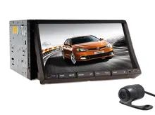 In dash 2din Car Stereo Radio GPS Navigation DVD Player Bluetooth iP TV+Camera