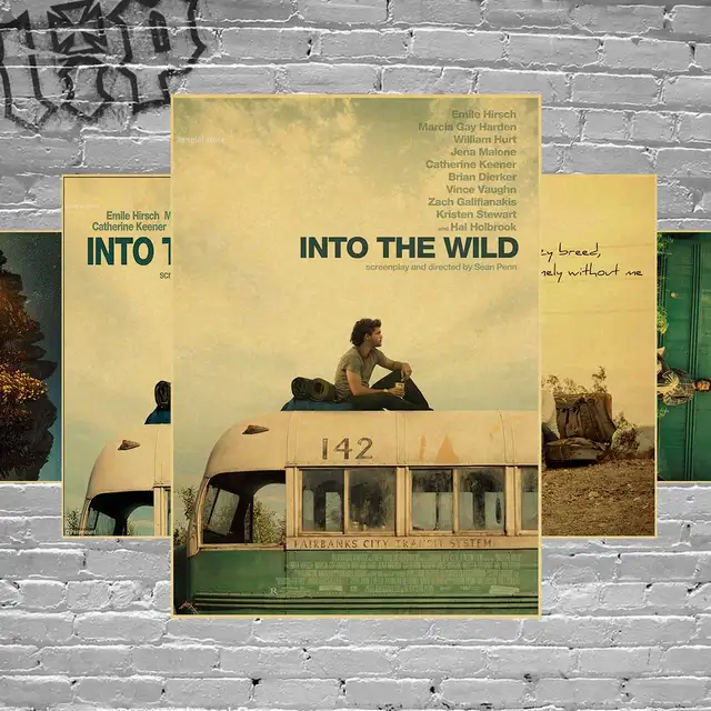 aliexpress com buy vintage retro movies into the wild film posters