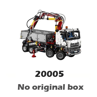 2793 шт., 2в1, технические электрические двигатели, моторизованный грузовик Arocs 20005, фигурные строительные блоки, игрушка, транспорт, совместимый с Лаго - Цвет: No original box PDF