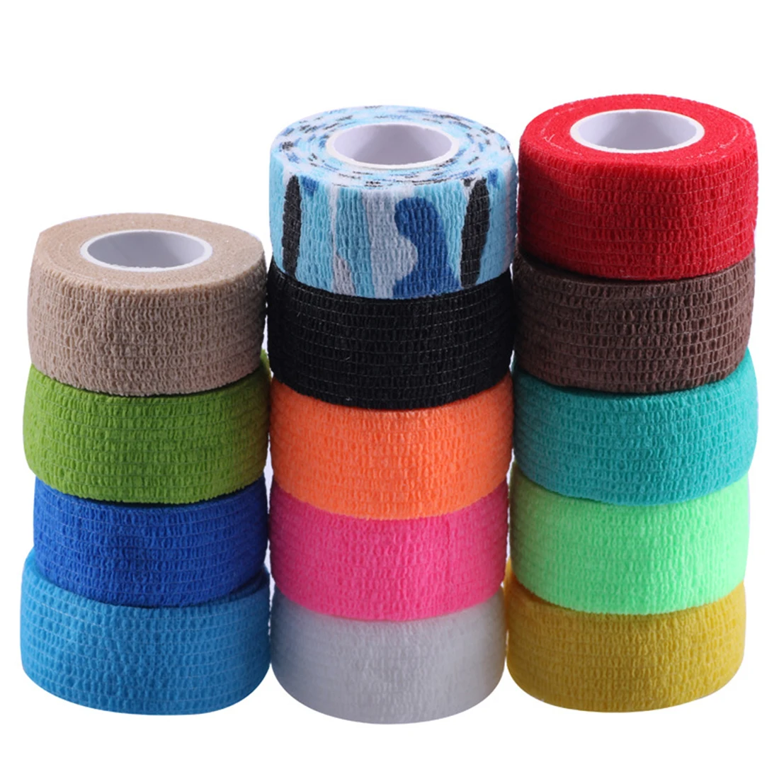 

Nail Polish Remover Non-woven Bandage UV Gel Take Off Adhesive Elastic Tape 1 Roll Random Colors Finger Protect Manicure Wrap